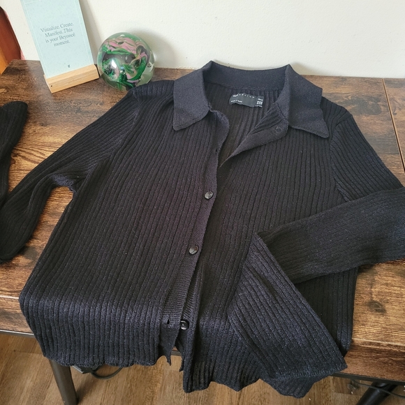 Women's sheer knit top size 14 - Picture 3 of 4